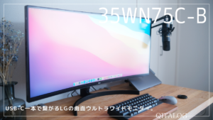 35WN75C-B USB充電 35型 21:9 曲面型ウルトラワイドモニター